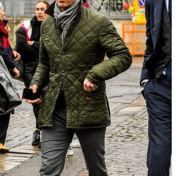 Polo Ralph Lauren Vintage Men's Medium Northfield Quilted Olive Jacket - Picture 16 of 16